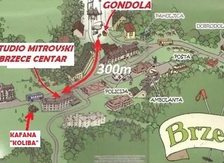 Brzece Center Mitrovski Gondola 300m Kopaonik